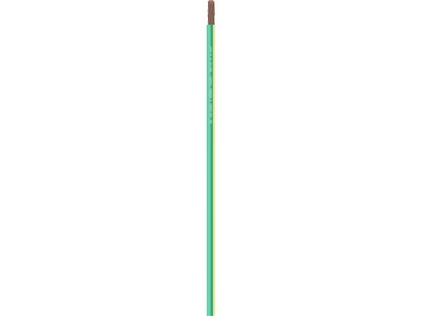 NKT Asennuskaapeli, PVC1G1,5mm² H07V-K vihreä/keltainen 450/750V kela, kaapelin halkaisija 3,4mm - (100 metriä)