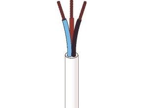 NKT Tilledning rund, PVC3x1,0 mm² H05VV-F sort 300/500VRing, kabeldiameter 8,0 mm - (100 meter) NKT Tilledning rund, PVC3x1,0 mm² H05VV-F sort 300/500VRing, kabeldiameter 8,0 mm - (100 meter)