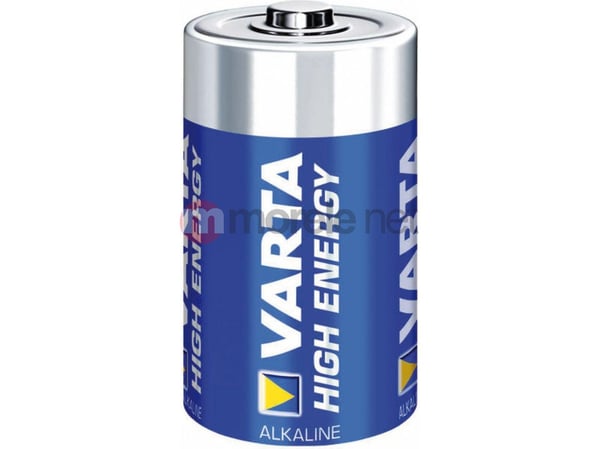Varta ENERGY D, Kertakäyttöinen akku, D, Alkali, 1,5 V, 2 kpl, Sininen, Keltainen
