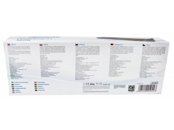 Esperanza EFL003 lamineringsmaskin Kold/varm lamineringsmaskin 250 mm/min Sort