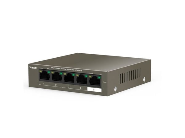 Tenda TEG1105P-4-63W Managed Switch4-port 1GbE PoE 63W