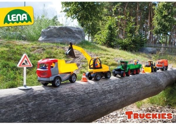 Lena Truckies Earth Mover, Truck, 2 år, Sort, Gult