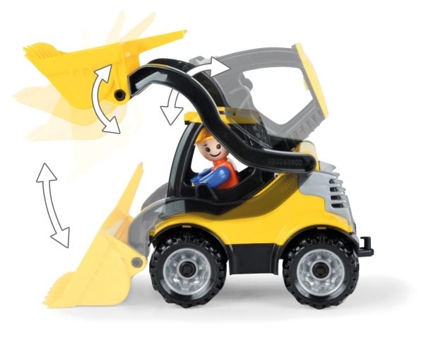 Lena Truckies Earth Mover, Truck, 2 år, Sort, Gult
