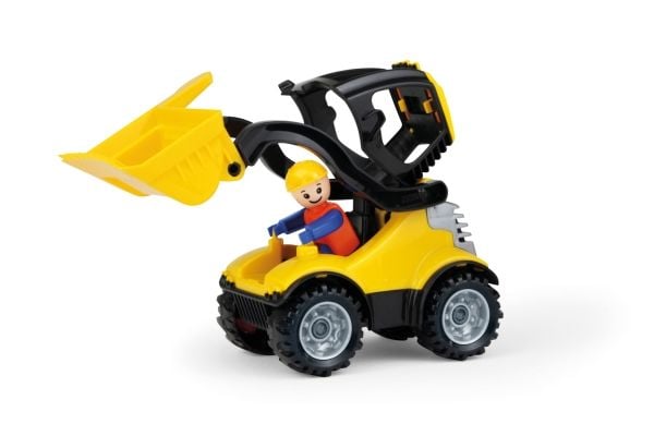 Lena Truckies Earth Mover, Truck, 2 år, Sort, Gult