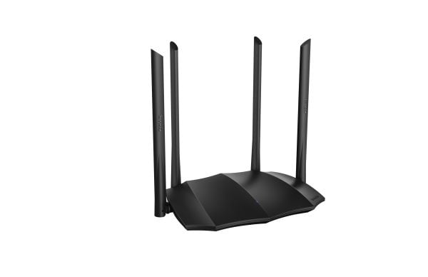 Tenda AC8, Wi-Fi 5 (802.11ac), Dobbelbånd (2.4 GHz / 5 GHz), Ethernet/bredbåndsforbindelse, Sort, Frittstående router