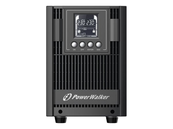 PowerWalker VFI 2000 AT - UPS - AC 80 - 300 V - 1800 watt - 2000 VA - 9 Ah - RS-232, USB - utgangskontakter: 4