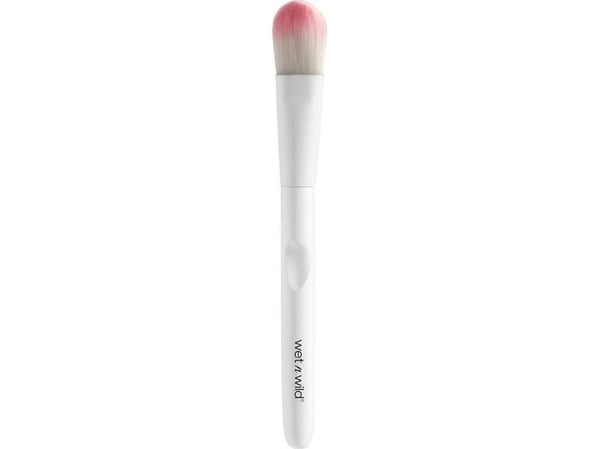 wet n wild Foundation Brush, Foundationborste, Platt, Tät, Syntetisk, Vit, Kvinna