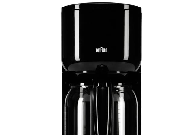 Braun PurEase KF 3120 BK - Kaffemaskin - 10 kopper - svart