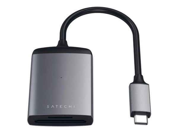 Satechi Aluminum ST-TCU3CRM - Kortinlukija (SD, microSD, SDHC, SDXC, SDHC UHS-II, microSDXC UHS-II) - USB-C