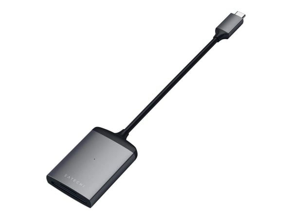 Satechi Aluminum ST-TCU3CRM - Kortinlukija (SD, microSD, SDHC, SDXC, SDHC UHS-II, microSDXC UHS-II) - USB-C
