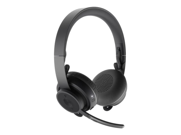 Logitech Zone Wireless MS - Hodesett - on-ear - Bluetooth - trådløs - aktiv støydemping