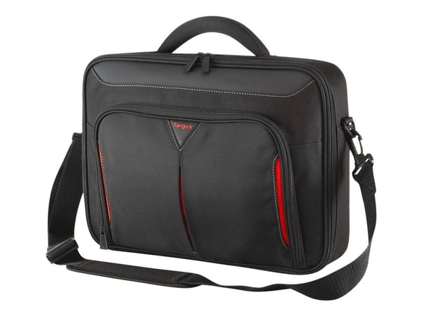Targus Classic Clamshell - Notebookbæreveske - 14" - svart, rød