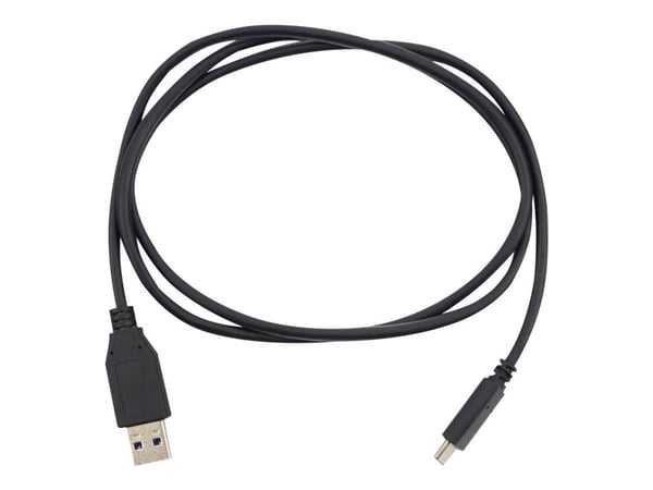 Targus - USB-kabel - USB-C (hann) til USB-type A (hann) - USB 3.1 Gen 2 - 3 A - 1 m - 4K-støtte - svart - Europa