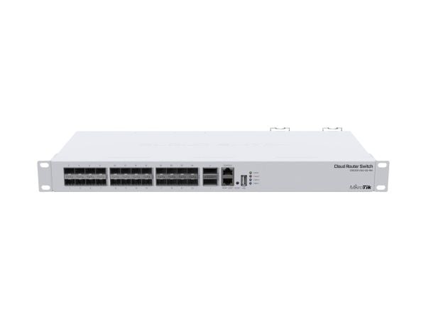 MikroTik Cloud Router Switch CRS326-24S+2Q+RM - Kytkin - L3 - Administreret - 24 x 10 Gigabit SFP+ + 2 x 40 Gigabit QSFP+ - monterbar på stativ - A...