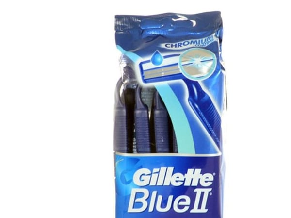 Gillette blå Ii Chromium Engangshøvel til menn 10stk