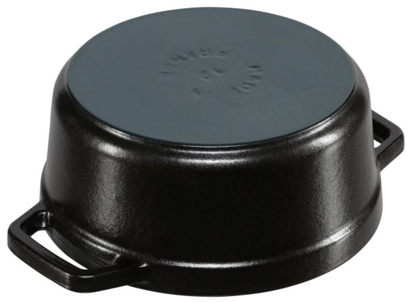 STAUB - Cocotte kannella - 12 cm - 400 ml - pyöreä - musta