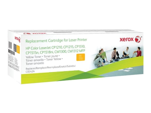 Xerox Värikasetti, keltainen. Vastaa tuotetta HP CB542A. Yhteensopiva avec HP Colour LaserJet CM1312 MFP, CM1525, CP1515N, CP1518N-tulostimen kanss...