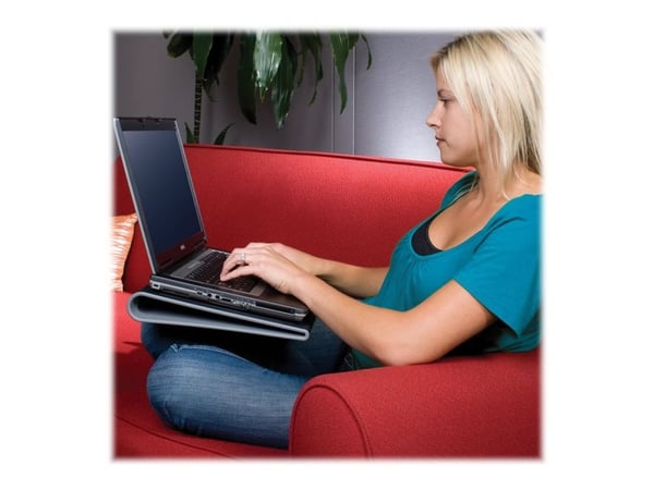 Targus Lap Chill Mat - Notebookkjølepute - 15" - 17" - svart, grå