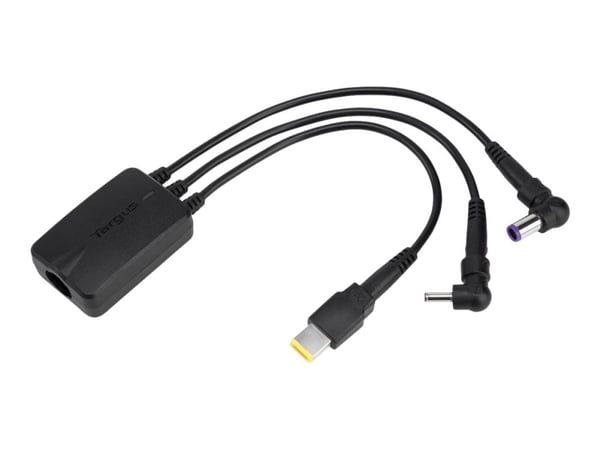 Targus 3-Way DC Charging Hydra - Strømadapter - 3-stiftsstrøm - svart - Europa - for Targus Universal USB 3.0, Universal USB 3.0 DV4K