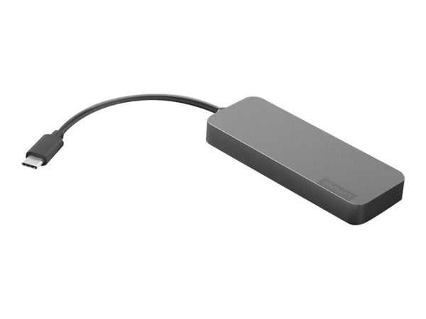 Lenovo USB-C to 4 Port USB-A Hub - Hub - 4 x SuperSpeed USB 3.0 + 1 x USB-C - stasjonær