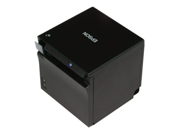 Epson TM-m30II (112): USB + Ethernet + NES + BT, Black, PS, EU, Suoralämpö, Maksupäätetulostin, 203 x 203 DPI, 250 mm/s, 250 mm/s, Teksti, Kuva, Vi...