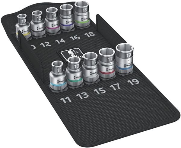 Wera Zyklop 8790 HMC HF 1 - Koppnøkkelsett - 10 deler - lengde: 37 mm