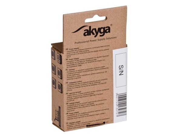Akyga AK-CH-05 - Strømadapter - 15 watt - 3.1 A - 3 utgangskontakter (USB) - hvit