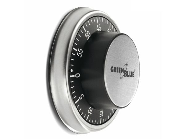 Greenblue 51348, Mekanisk tidsur, Sølv, 60 min, Magnetisk, 9,5 cm, Boks