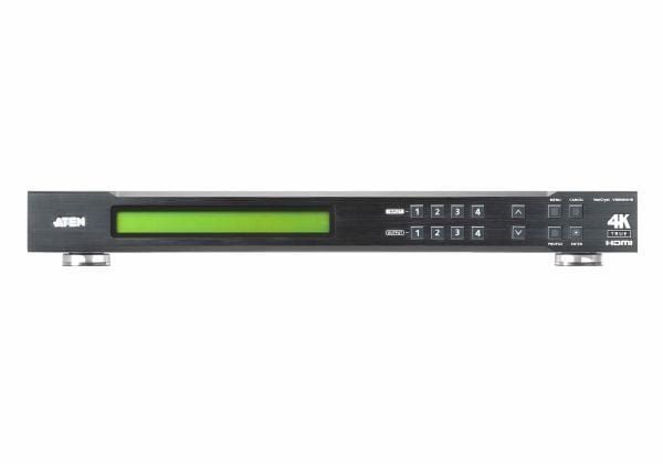 ATEN VanCryst VM0404HB 4 x 4 True 4K HDMI Matrix Switch - Video/audio switch - stasjonær, rackmonterbar