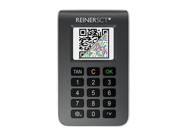 ReinerSCT tanJack photo QR - TAN generator - antrasitt