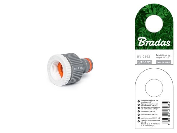 Bradas WL-2198, Liitosvälikappale, Tiputus-keinokastelujärjestelmä, Puola, 1 kpl