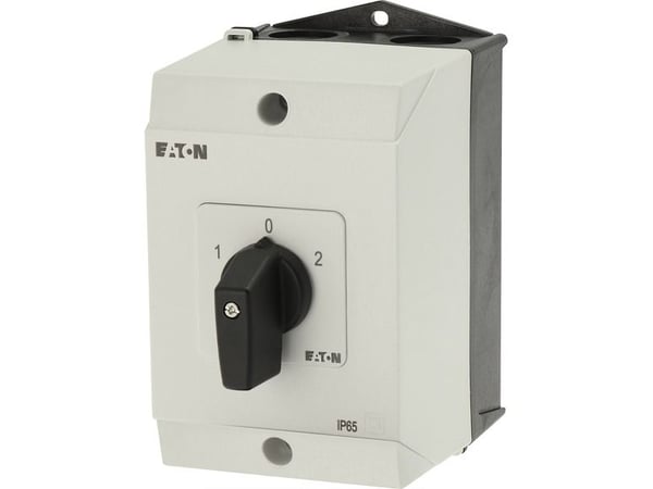 Eaton T3-3-8401/I2, Vipukytkin, 3P, Musta, Valkoinen, IP65, 100 mm, 135 mm