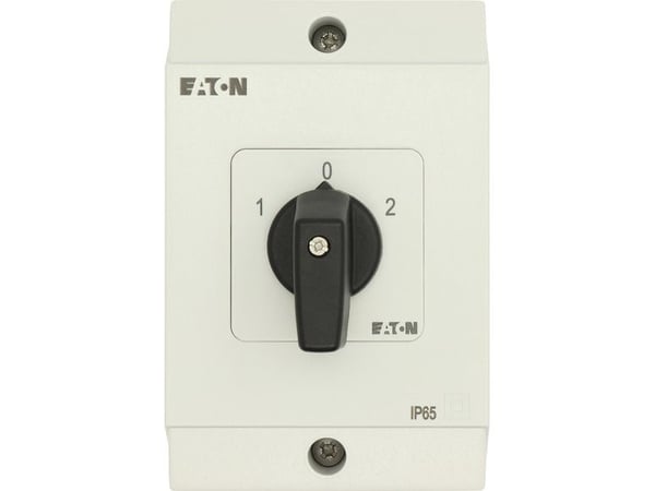 Eaton T3-3-8401/I2, Vipukytkin, 3P, Musta, Valkoinen, IP65, 100 mm, 135 mm