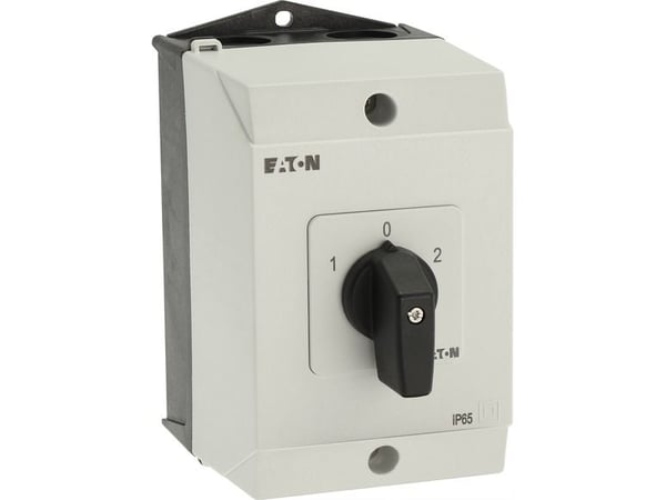 Eaton T3-3-8401/I2, Vipukytkin, 3P, Musta, Valkoinen, IP65, 100 mm, 135 mm