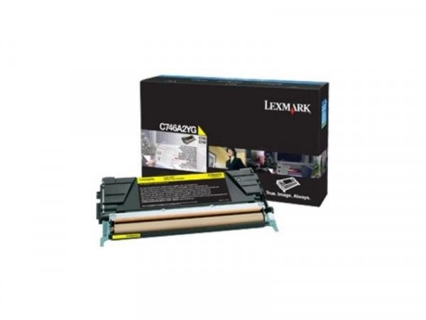 Lexmark C746A3YG, 7000 sivua, Keltainen, 1 kpl