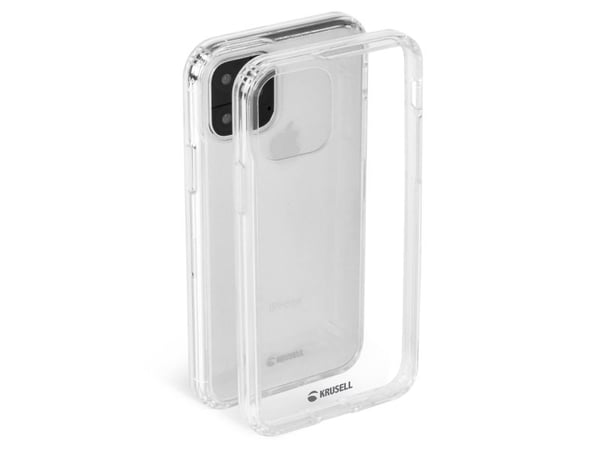 Krusell Kivik - Baksidesskydd för mobiltelefon - polykarbonat, termoplastisk polyuretan (TPU) - transparent - för Apple iPhone 11 Pro Max