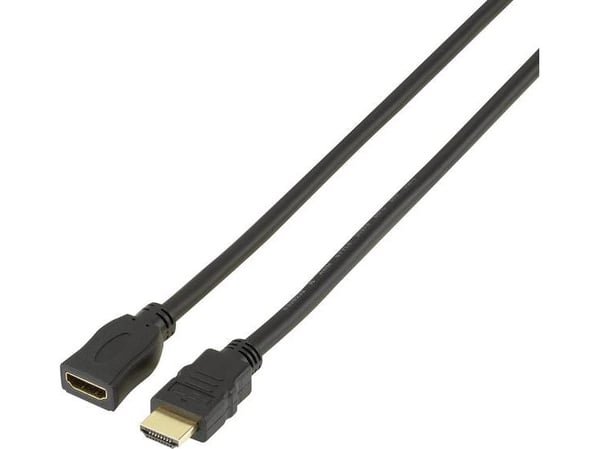 SpeaKa Professional SP-7870536, 5 m, HDMI-tyyppi A (vakio), HDMI-tyyppi A (vakio), Äänen paluukanava (ARC), Musta