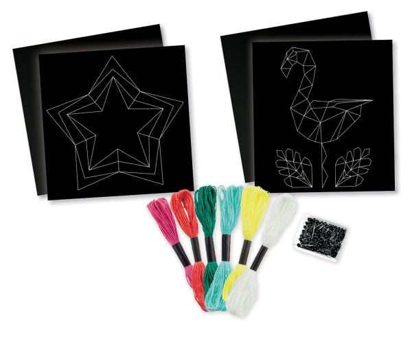 Lena SM42656, Children''s knitting set, 8 år, Flerfarget