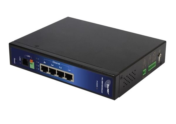 ALLNET 172755, Nettverksbro, 100 Mbit/s, Ethernet/bredbåndsforbindelse, Svart