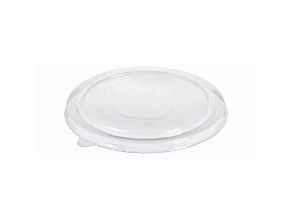 Plastlåg Catersource rundt Ø184 mm PET klart till brun kraft salatskål,6 ps x 50 stk/krt