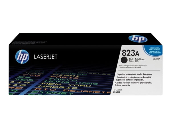 HP 823A, alkuperäinen musta LaserJet-värikasetti, 16500 sivua, Musta, 1 kpl