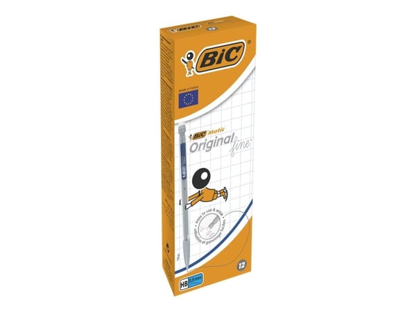 Lyijykynä bic matic 0,5mm laatikko 12 kpl