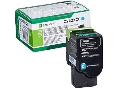 Lexmark - Extra High Capacity - cyan - original - tonerpatron LCCP, LRP - for Lexmark C2425dw, C2535dw, MC2425adw, MC2535adwe, MC2640adwe