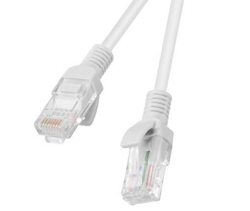Lanberg - Koblingskabel - RJ-45 (hann) til RJ-45 (hann) - UTP - CAT 5e - formstøpt, uten hindringer - grå, RAL 7035