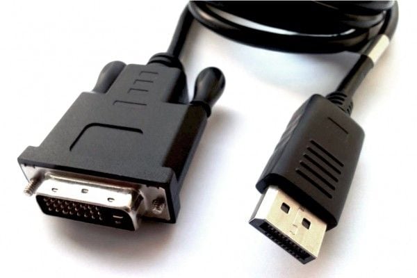 Unitek - DisplayPort-kabel - DisplayPort (hann) til DVI-D (hann) - 1.8 m - tommelskruer