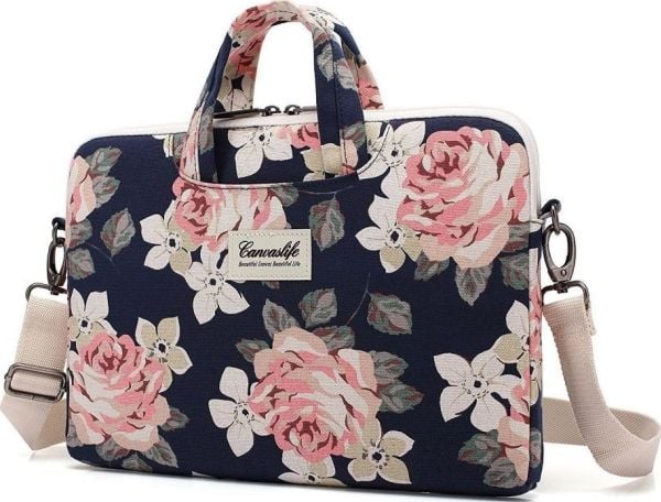 Skulderveske for bærbar PC Canvaslife 15-16'' dokumentmappe Navy Rose Skulderveske for bærbar PC Canvaslife 15-16'' dokumentmappe Navy Rose