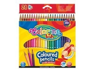 Colorino trekantede blyantstifter, 24 Colorino-farger