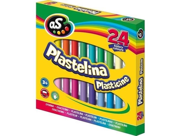 Plastilera 24 färger AS