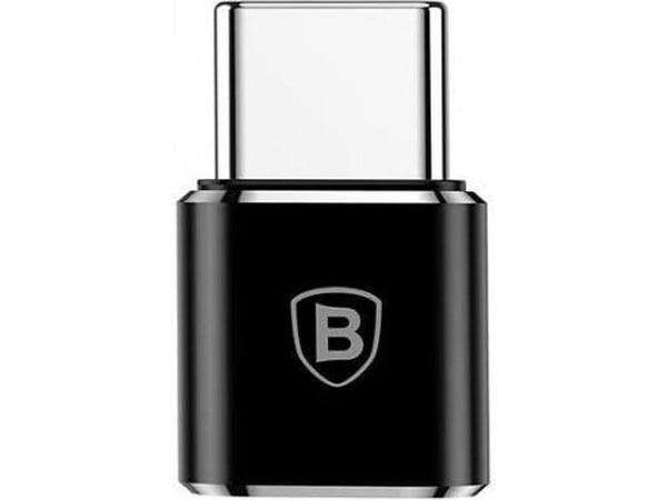 Baseus ABMU24ABK, microUSB, Typ-C, Svart, Silver