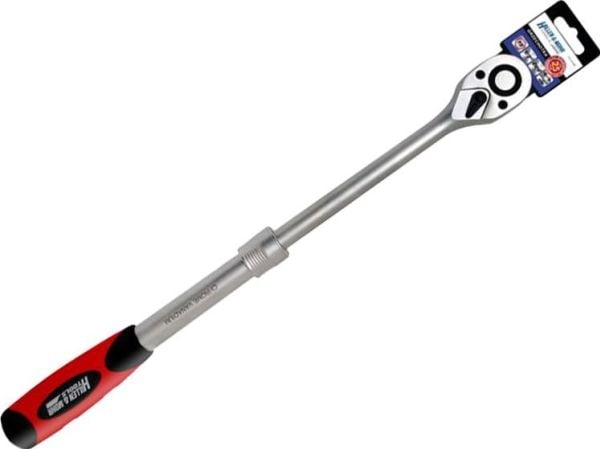 Dedra Ratchet 1/2"", 72T, CRV 6140, teleskopisk 305-445mm